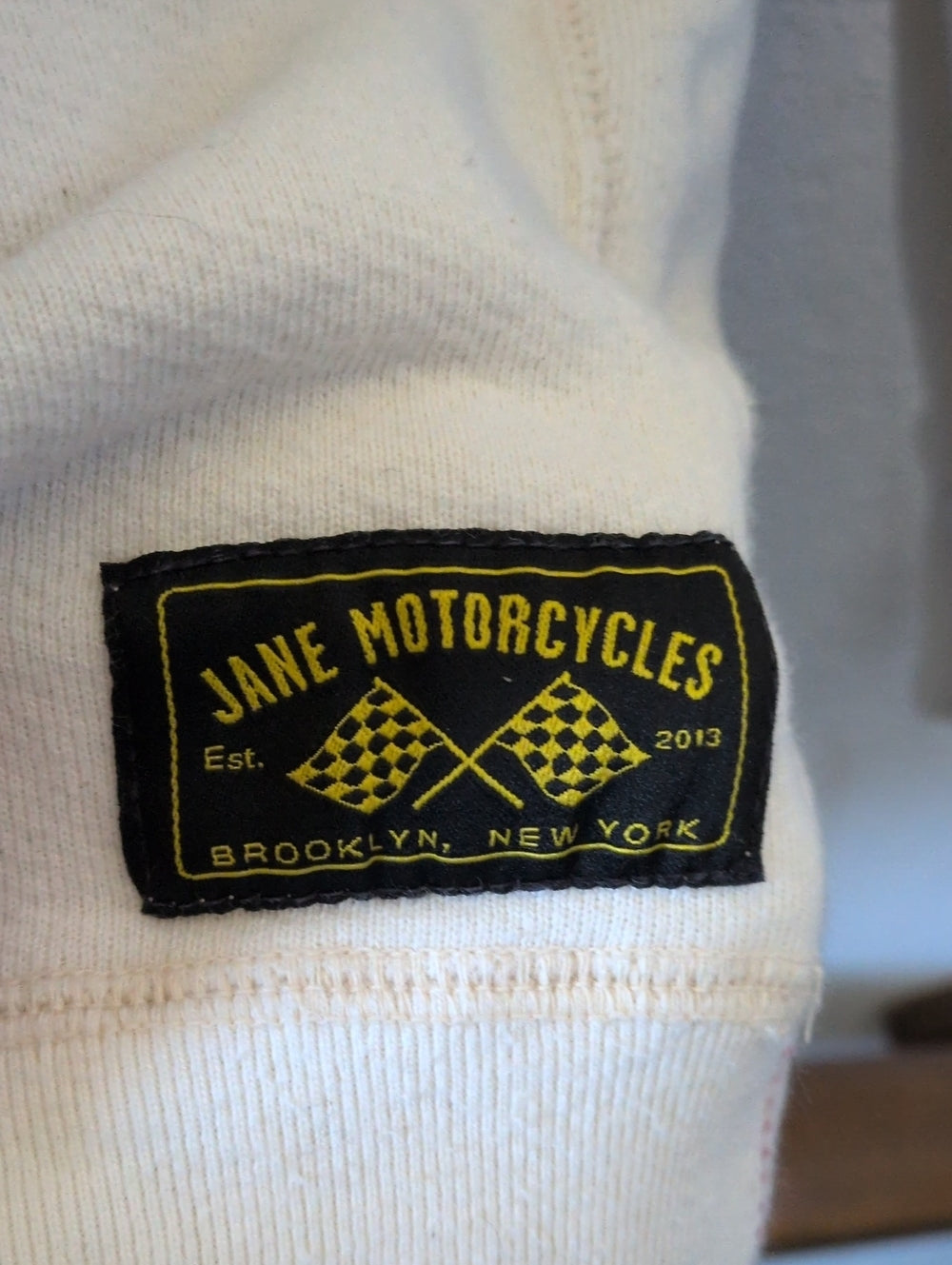 Off-white unisex Jane Motorcycles crewneck sweatshirt size m