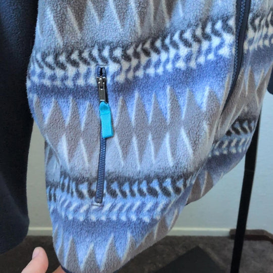 Patagonia Laughing Waters Zip-up Synchilla Hoodie Rare - Small