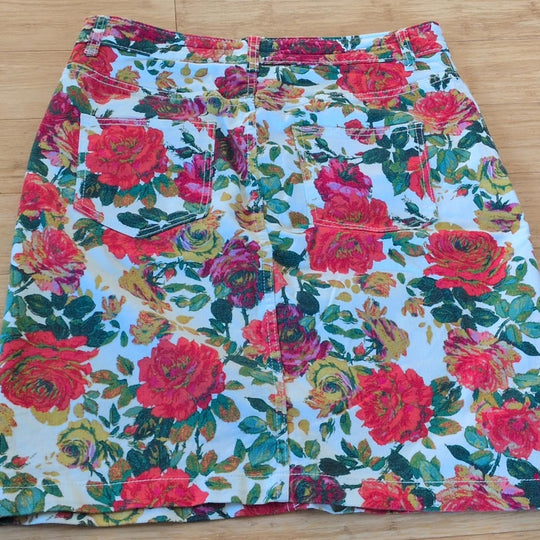 Maeve by Anthropologie pencil skirt in bright floral- US 12