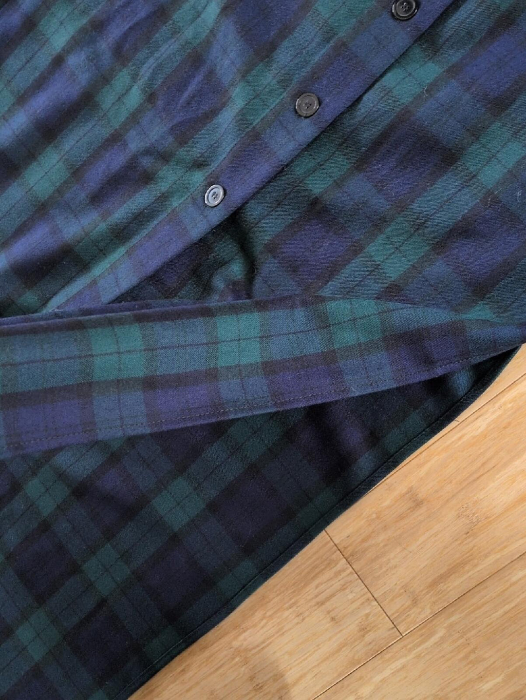Pendleton Blackwatch Navy And Green Plaid Wool Skirt Size 6