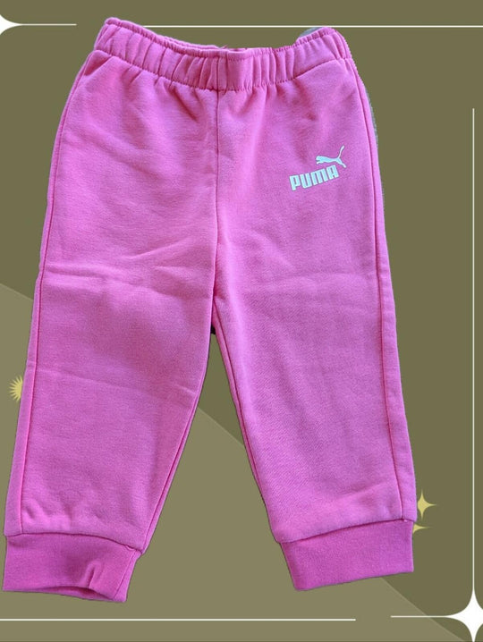 Girls Pink Puma Sweatpants Size. 6-12 Mo