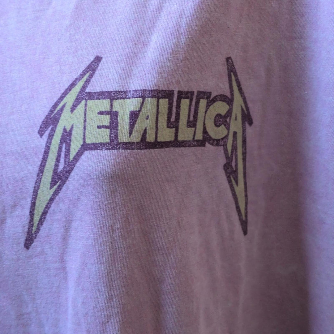 Daydreamer Metallica Ride The Lightning Shirt In Lilac Bloom - One Size