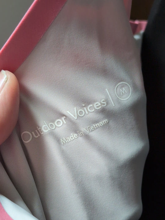 Outdoor Voices The Exercise Dress In Pink  -  Medium