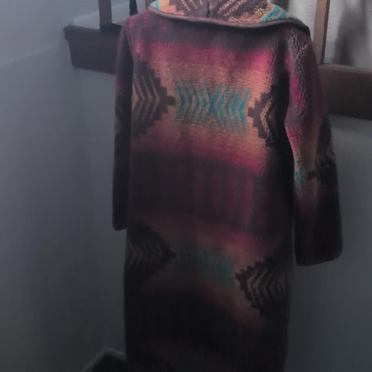 Tasha Polizzi Long Sherpa Borderline Duffle Coat - Small