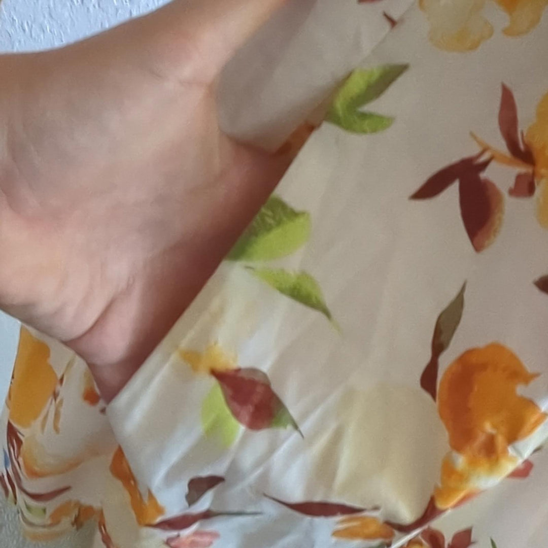 Abercrombie Floral mini puff sleeve dress - Small