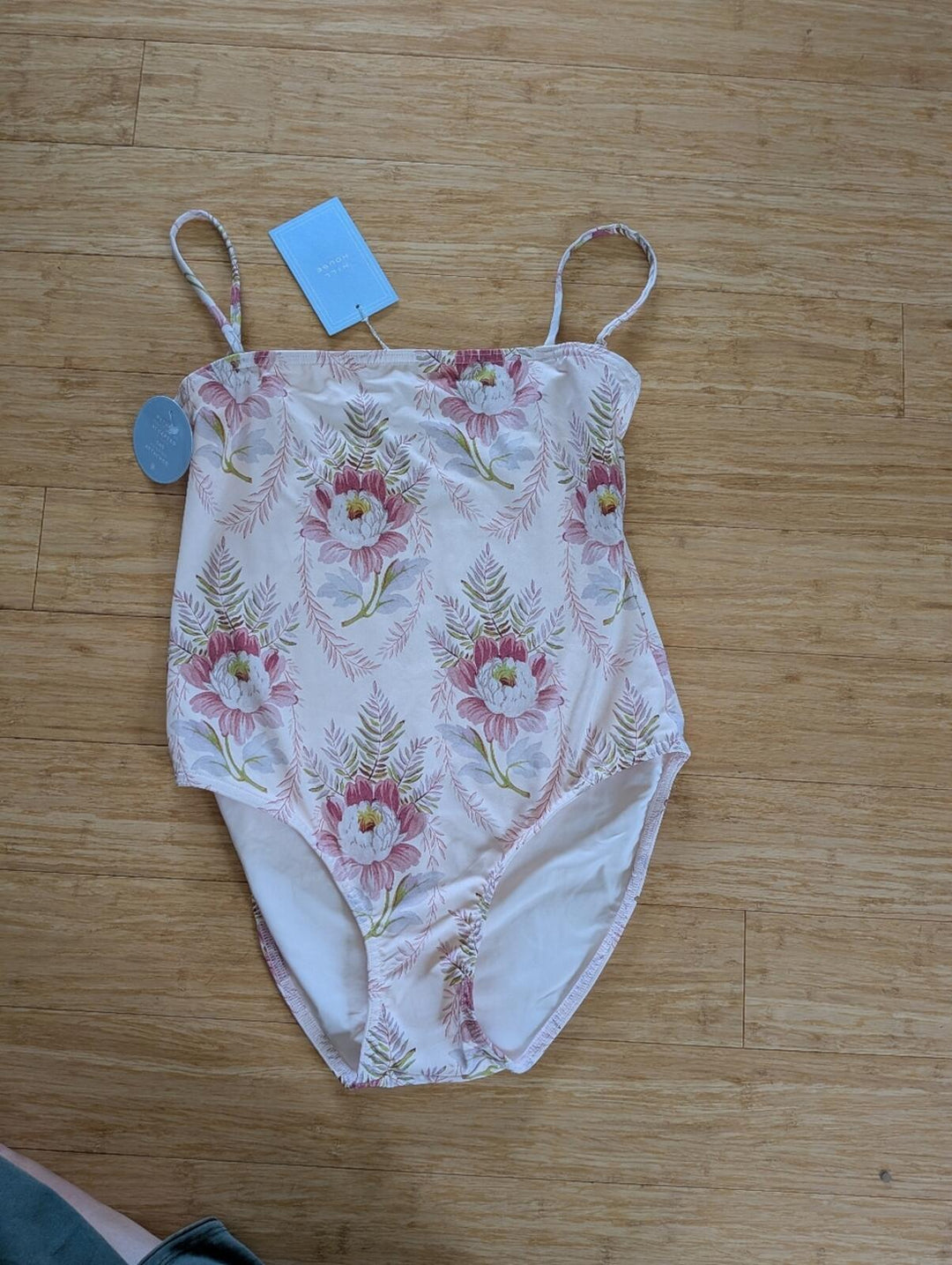 Hill House Giana One Piece Swimsuit In Paradise Floral - XL