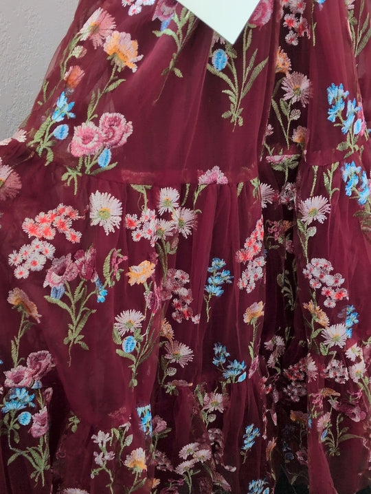 Jessakae Margaret Floral Tie Strap Dress - Small