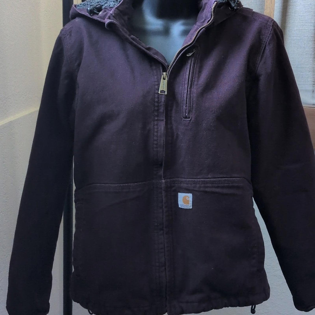 Carhartt FULL SWING CALDWELL JACKET #102248 In Plum - Small