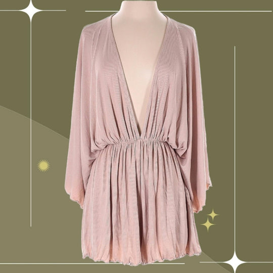 Free People Beach Romper in Taupe - Small