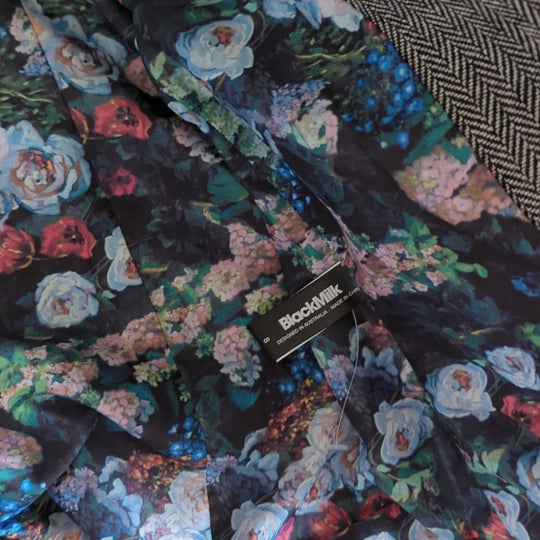 Blackmilk floral herringbone blazer US 4/ AUS 8