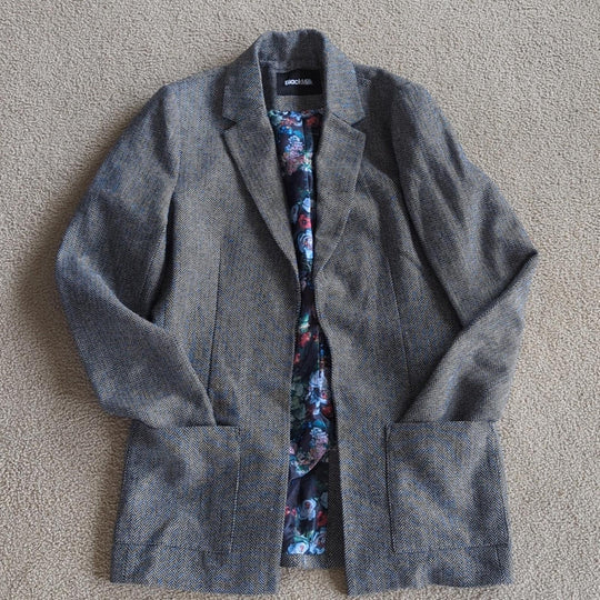 Blackmilk floral herringbone blazer US 4/ AUS 8