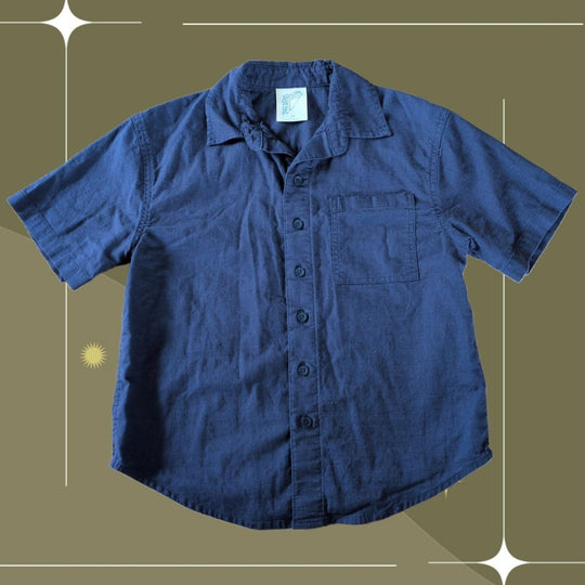 Boys Thereabouts Button Up Cotton Shirt - 8