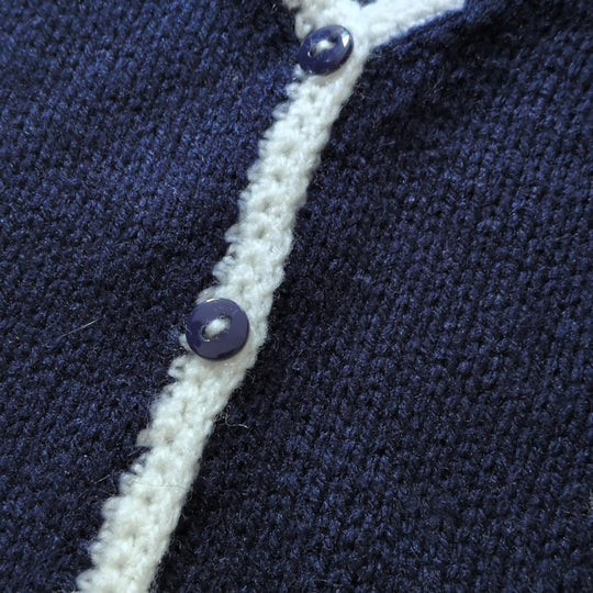 Hand Knit Newborn Sweater