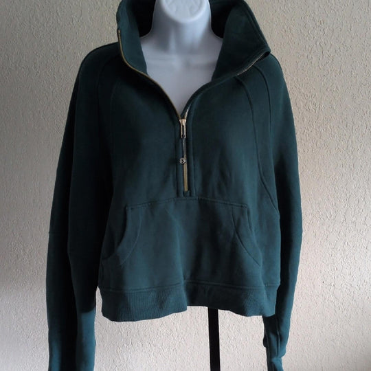 Lululemon Cropped Quarter Zip Sweater - M/L