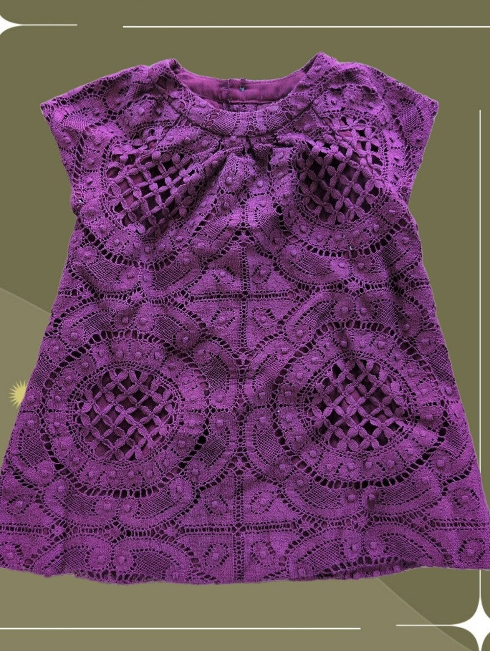 Burberry Lace Burgundy Dress - 6 Mo