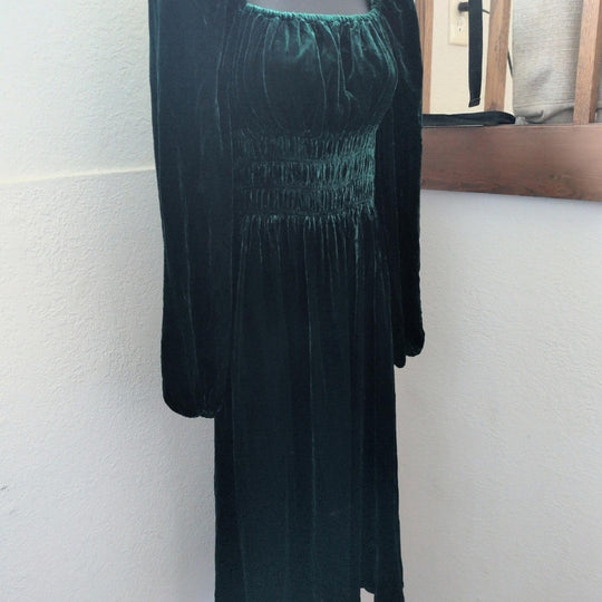 Hill House Jasmine Velvet Nap Dress - XS
