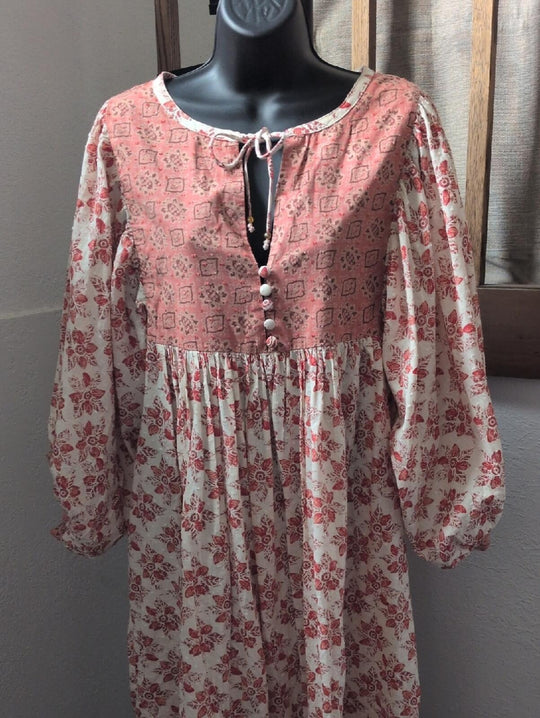 Free People Hazy Maisy Maxi Dress in Earth Combo - XS