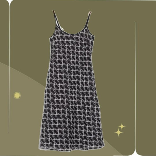 Lisa Says Gah Bow Slip Midi Dress