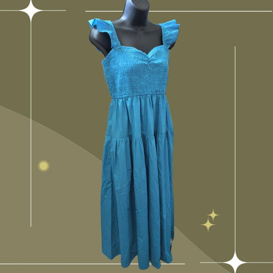 Abercrombie Ruched Sweetheart Neck Dress - Large