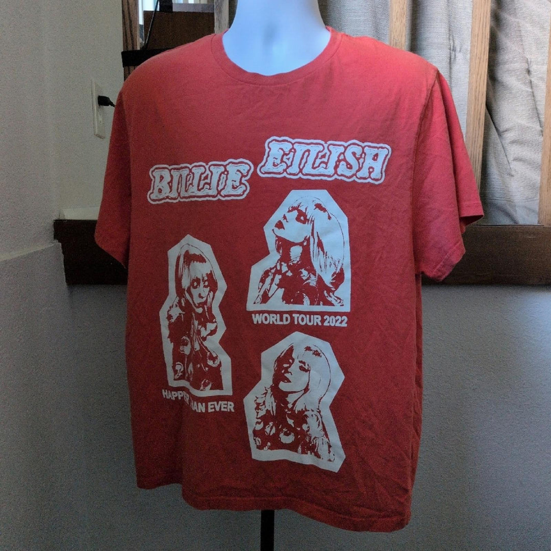 Billie Eilish Happier Than Ever World Tour 2022 T-shirt - Extra Large