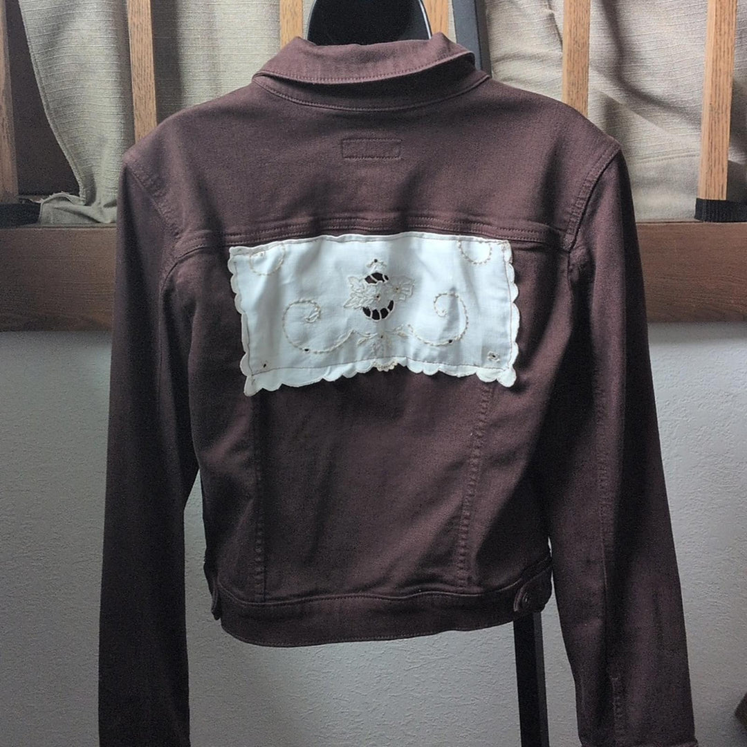 Upcycled By Unpacka Vintage Embroidery Jacket - Medium