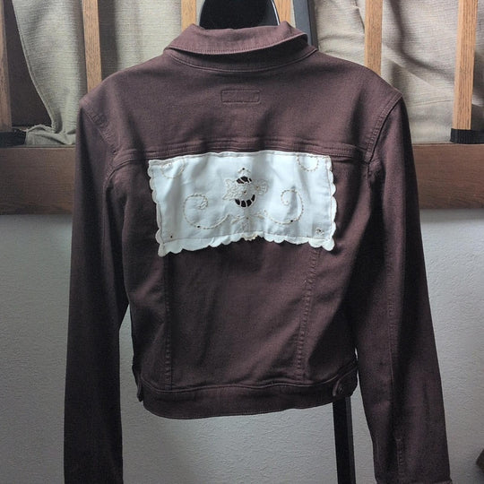 Upcycled By Unpacka Vintage Embroidery Jacket - Medium