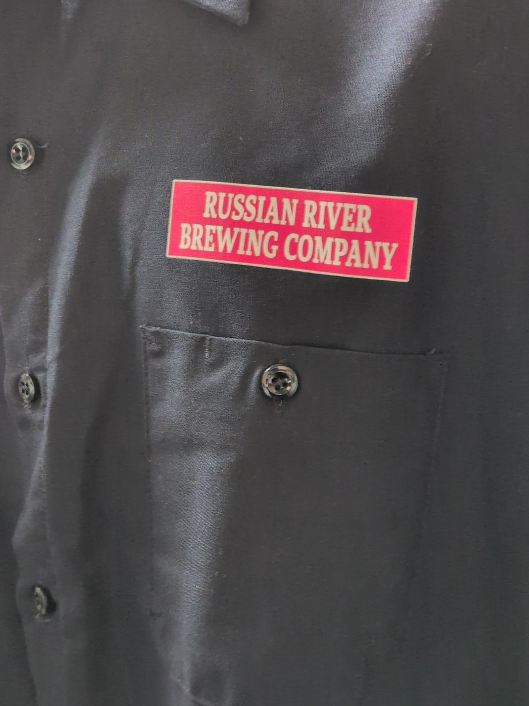 Russian River Brewing Velvet Glow Beer Short Sleeve Button Down - XXL