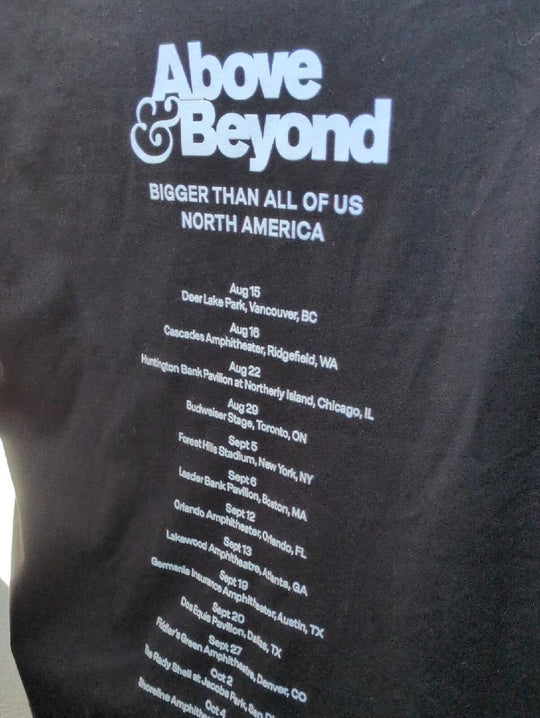 Above & Beyond 'Bigger Than All Of Us' North America Tour Tee - M