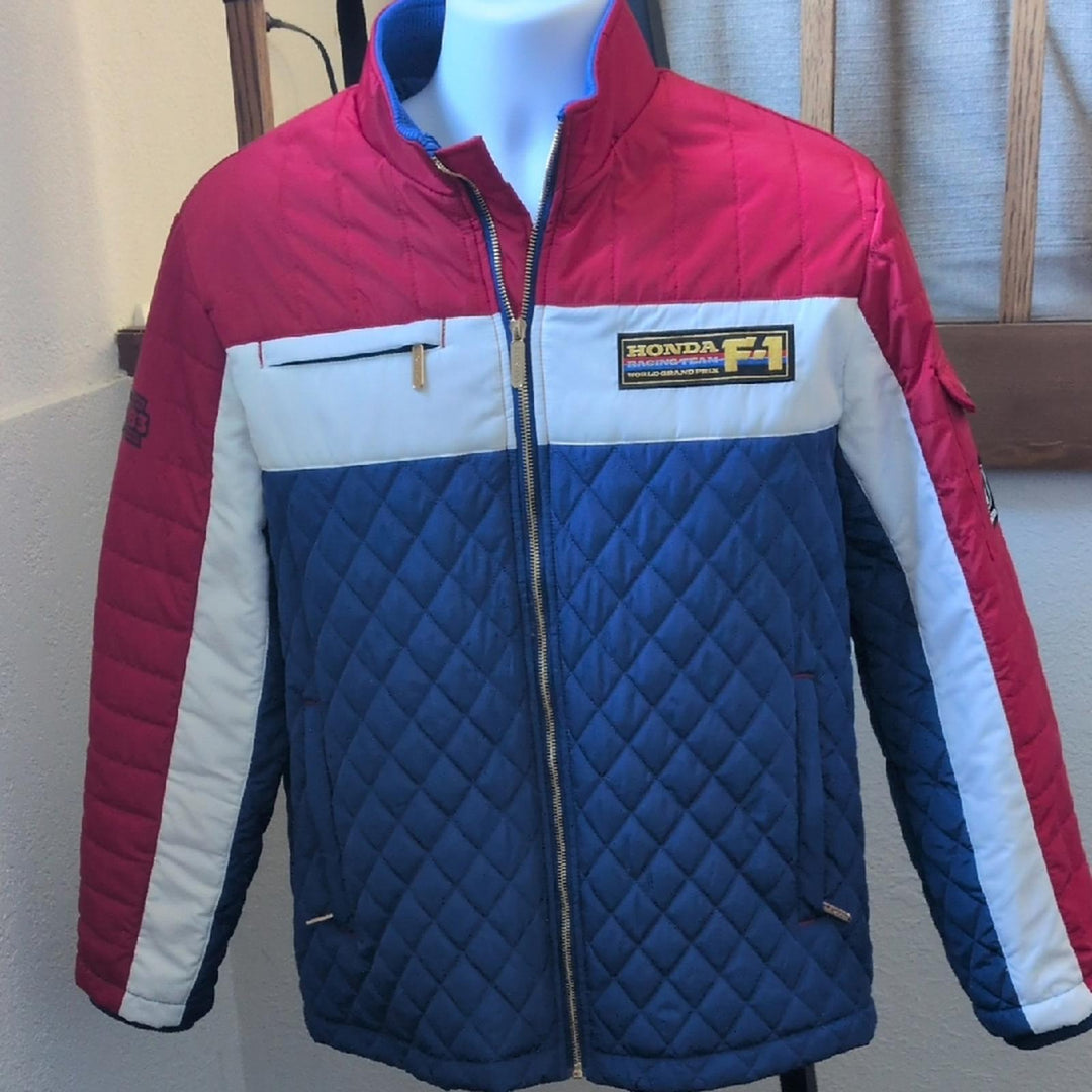 Vintage Culture 1983 Honda Racing Team F1 Quilted Jacket - Large
