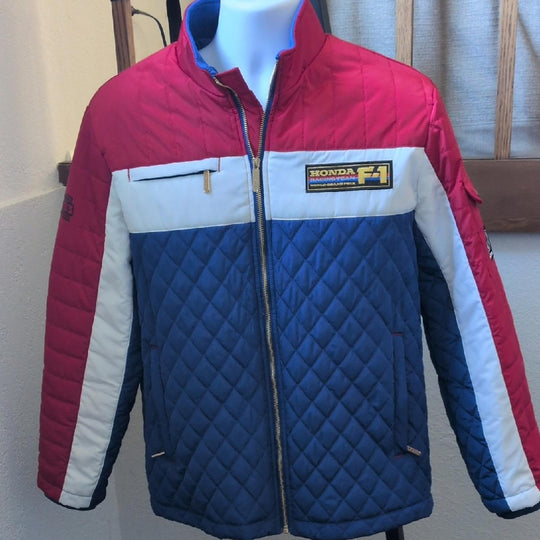 Vintage Culture 1983 Honda Racing Team F1 Quilted Jacket - Large