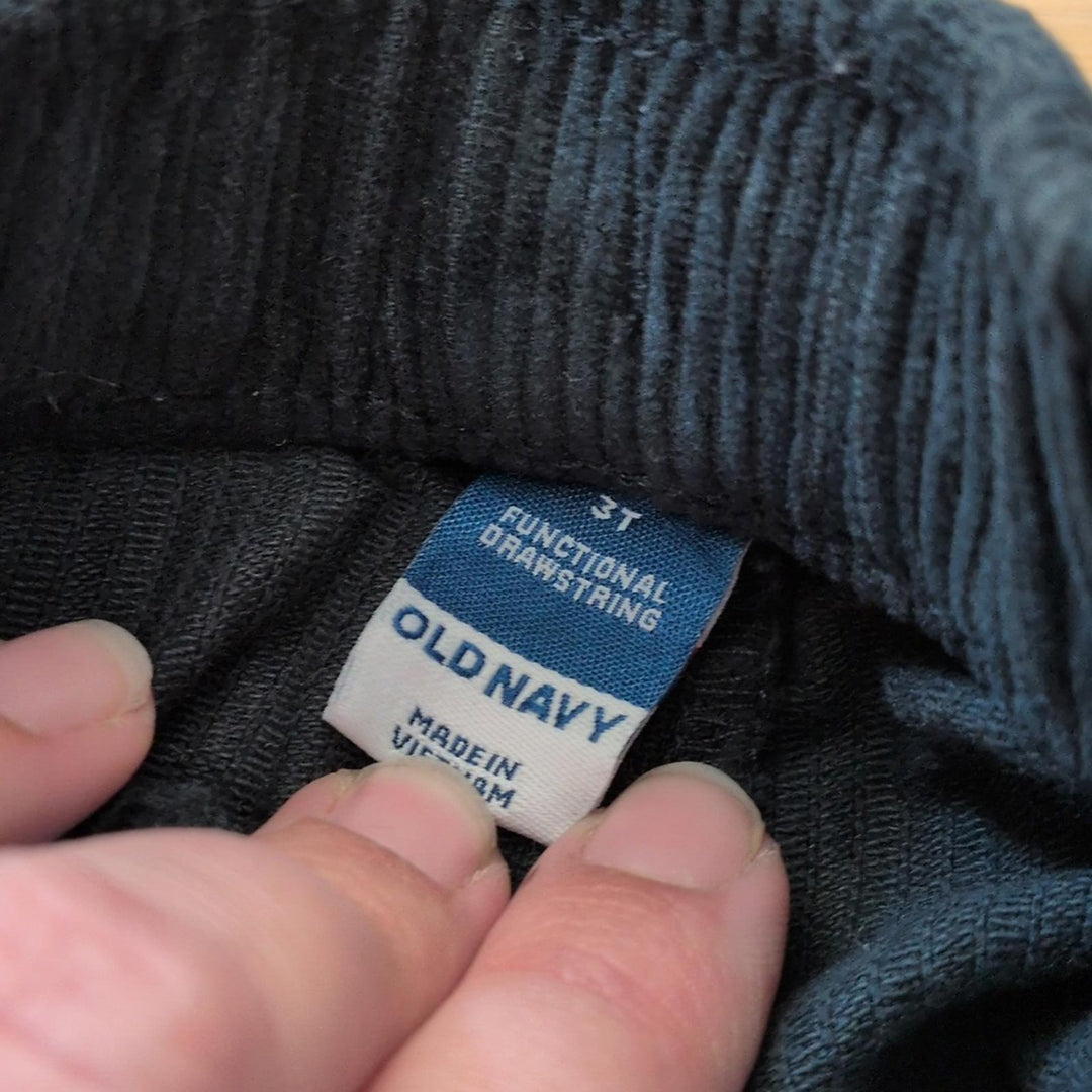Old Navy Emerald Corduroy Drawstring Pants - 3T