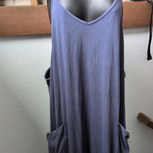 Free People Movement Hot Shot Onesie In Indigo Blue - Medium