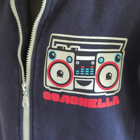RARE Og Vintage Authentic COACHELLA zip up - Medium
