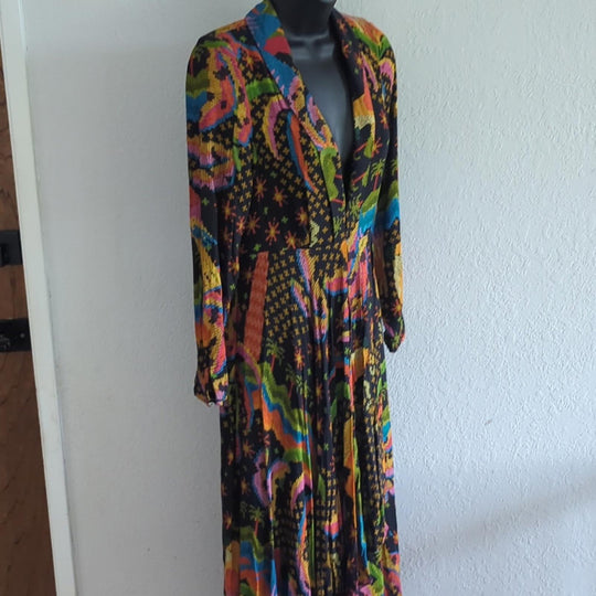 Farm Rio macaw island midaxi dress - XS