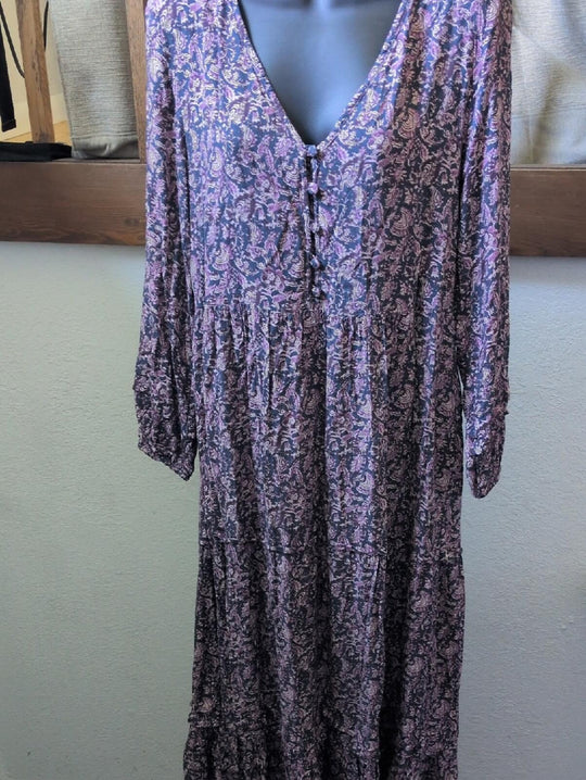 Faherty Isabella Floral Dress - Medium