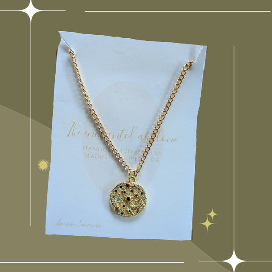 The Moonlight Pendant Necklace by The Enchanted Abalone