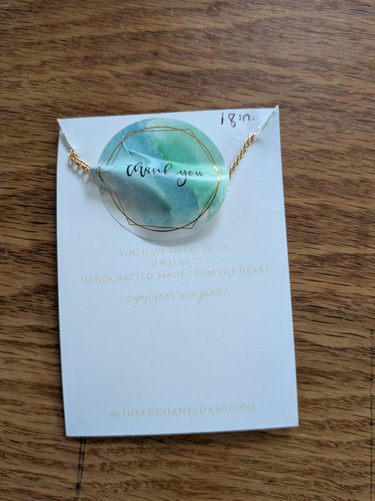 The Moonlight Pendant Necklace by The Enchanted Abalone