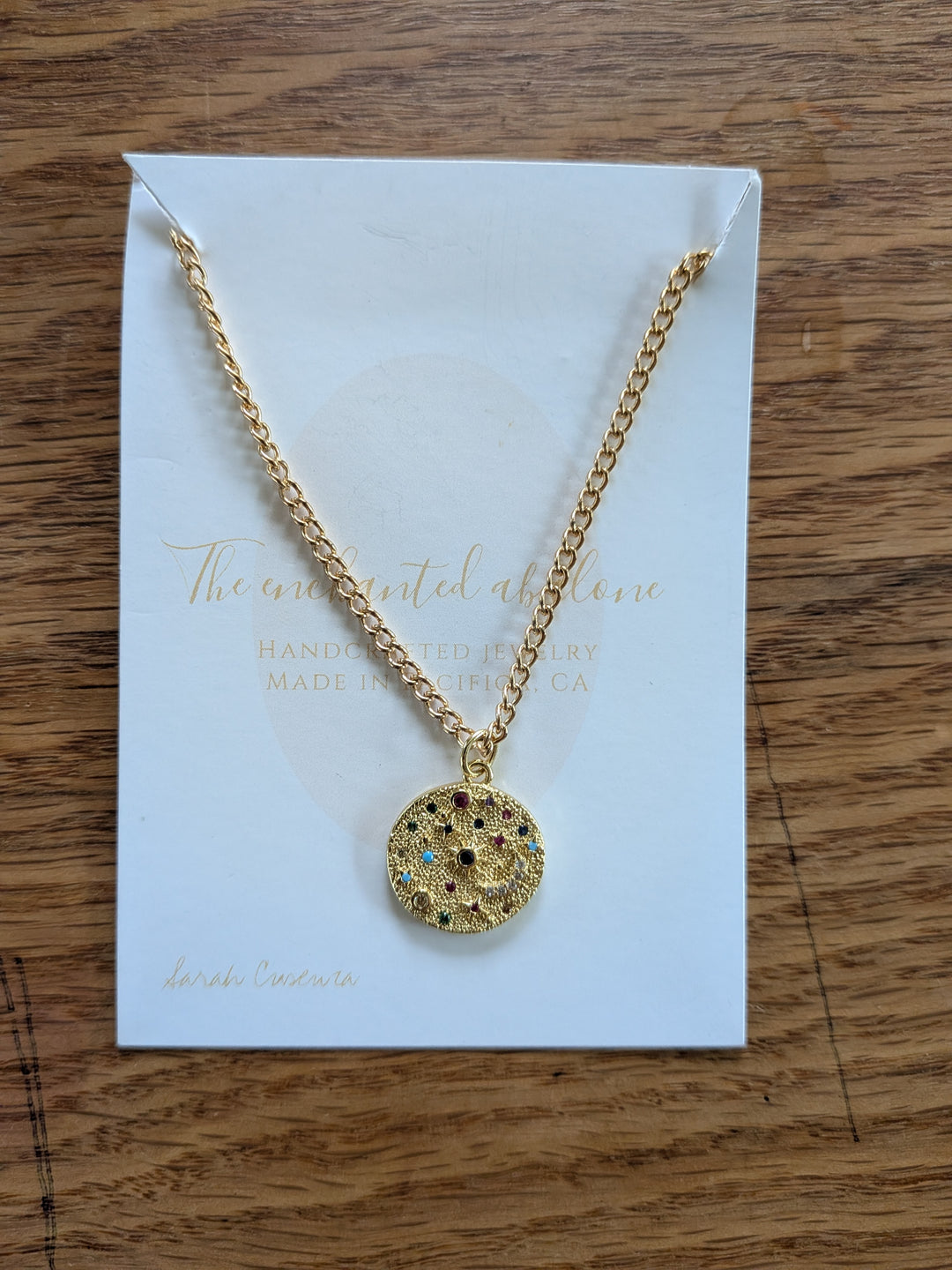 The Moonlight Pendant Necklace by The Enchanted Abalone