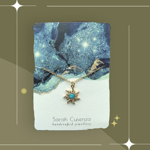 The Sun Necklace by the Enchanted Abalone